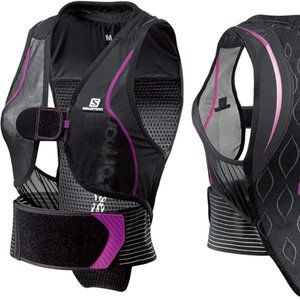 SALOMON Women Ski Back Protector, Adjustable, Motion Fit Technology, Breathable